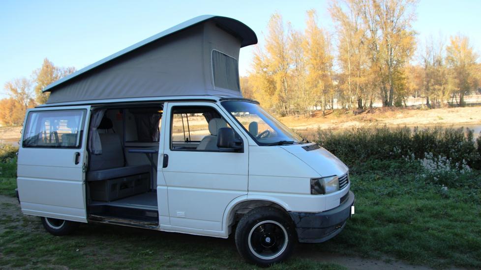 Volkswagen T4 CALIFORNIA  * 2.4L D – 77 CV DIN * 09/09/1993 * 269.000 km d’origine * deuxième main depuis 1994 * Fourgon aménagé d’origine par Westfalia * 