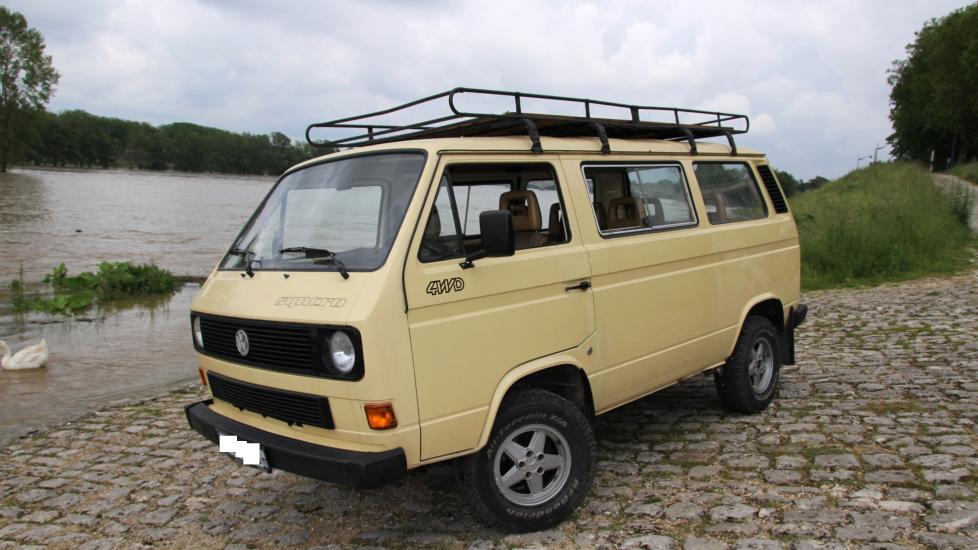 Volkswagen T3 Syncro * 2.1 L WBX – 112 CV DIN * 169.000 km d’origine * 02/89 * Blocage différentiel AV * Direction assistée *